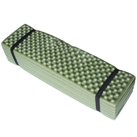 Outdoor Egg Nest Folding Moisture-Proof Pad Thickening Nap Mat Portable Camping Mat(Army Green+Black) by bashfashion