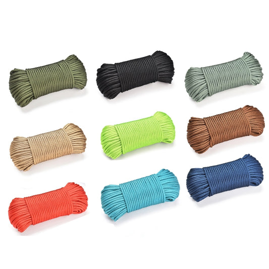 10-Core 31m Umbrella Rope Outdoor Traction Rescue Binding Rope Clothesline Tent Rope Climbing Rope(Random Color Delivery) by bashfashion