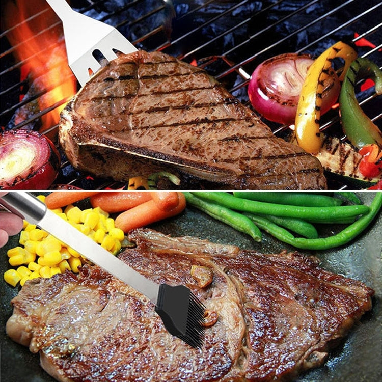 10 in 1 Barbecue Combination Tool Set Aluminum Box Stainless Steel Grill Set by bashfashion