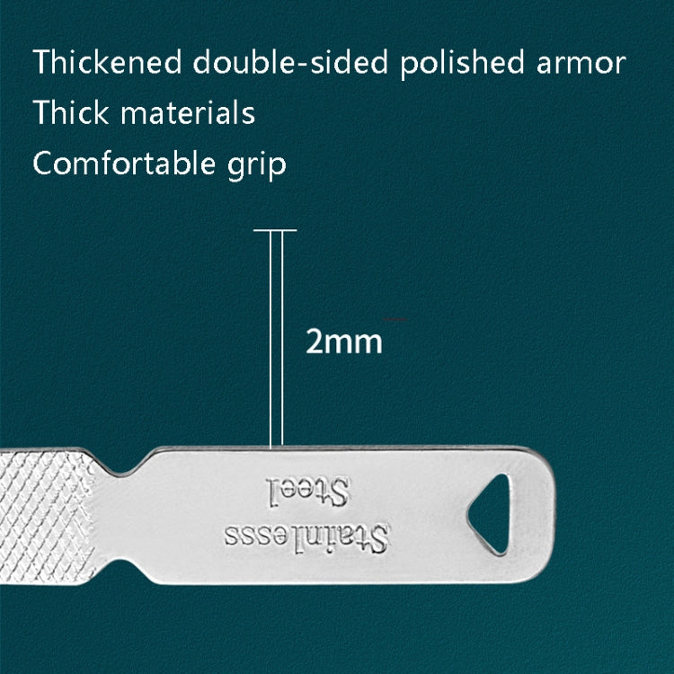 5pcs /Set Nail Scissors Portable Manicure Tool, Style: Anti-splash (Silver) by bashfashion