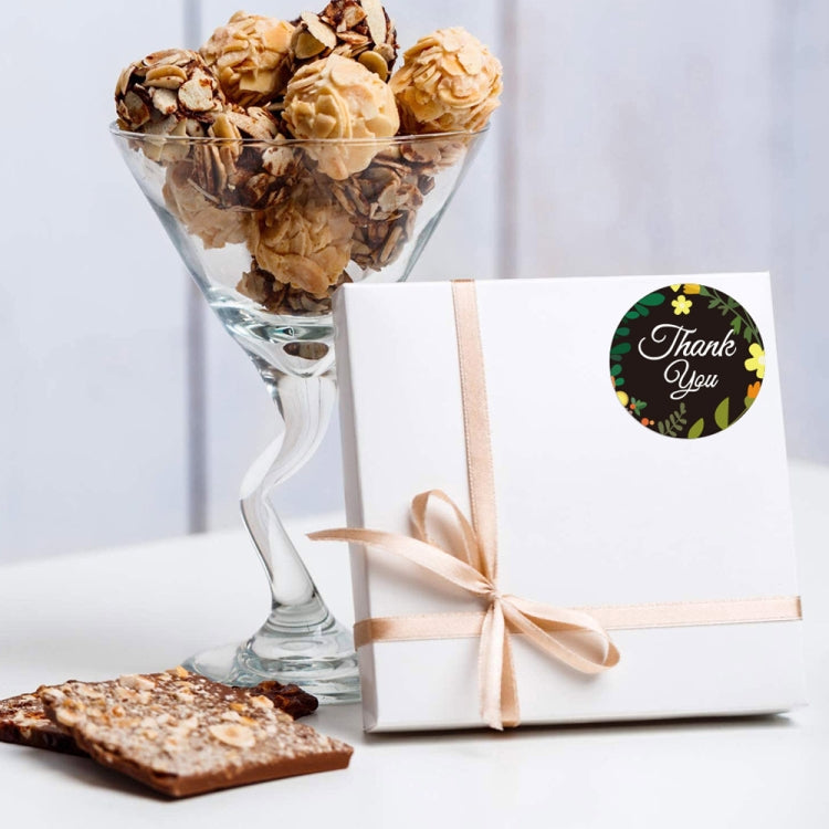 2 Rolls Sealing Sticker With Flower Crafts Decoration Label, Size: 2.5cm/1inch(A-335) by bashfashion