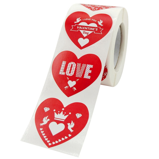 Love Valentine Day Sticker Sealing Sticker Gift Decoration Label(A-257-38mm) by bashfashion