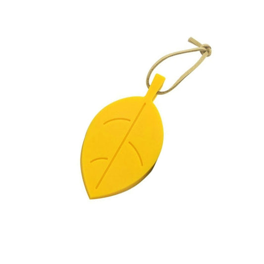 2 PCS Creative Leaf Silicone Door Stop Child Anti-pinch Security Door Crash Pad(Yellow) by bashfashion