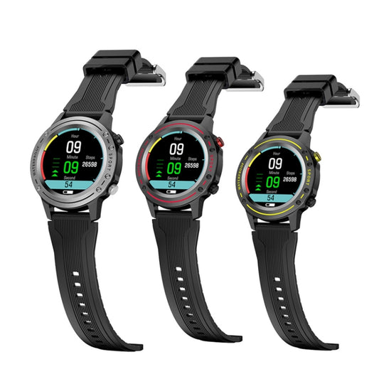 OD-1 Heart Rate Sphygmomanometer Step Body Temperature Waterproof High-Quality Speaker Bluetooth Call Bracelet(Yellow) by bashfashion