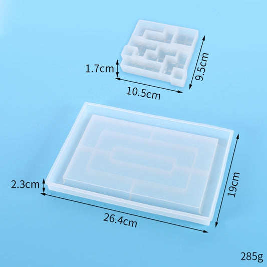 DIY Crystal Elastic Mold Silicone Mold, Specification: 60-553 Set by bashfashion