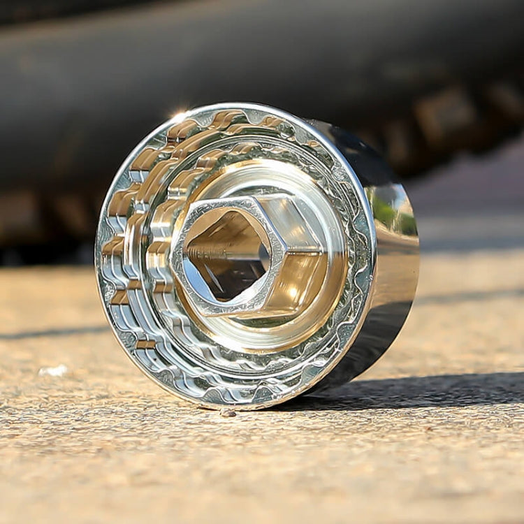 WEST BIKING YP0719253 5 in 1 44MM Bicycle Bottom Brackets Repair Tool(Silver) by WEST BIKING