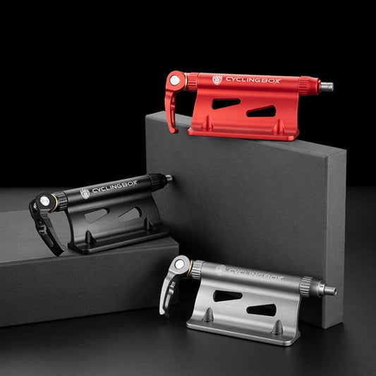 CYCLINGBOX BG-0171 Bike Aluminum Portable Quick-Removal Front Fork Fixed Frame Rear Hanging Frame Car Top Fixture Equipment(Black) by bashfashion