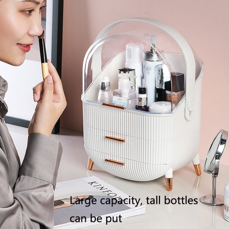 Cosmetic Skin Care Product Storage Box Bedroom Furniture Storage Box(White) by bashfashion