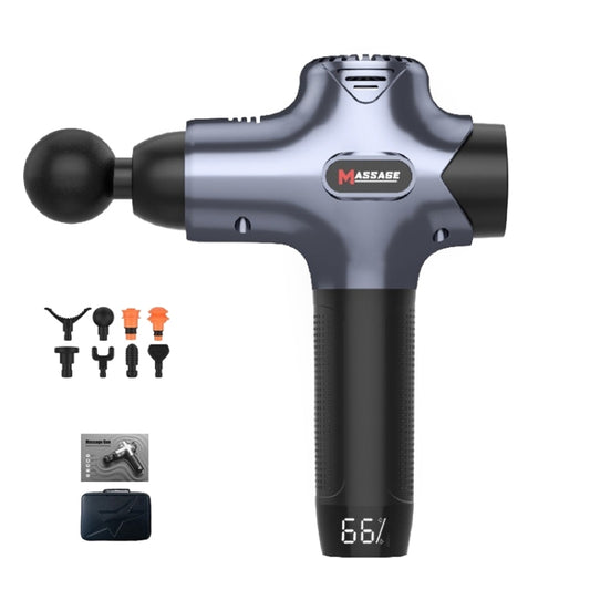 Y8-1 Fitness Massage Fascia Muscle Vibration Massager, Specification: Dark Blue(EU Plug) by bashfashion