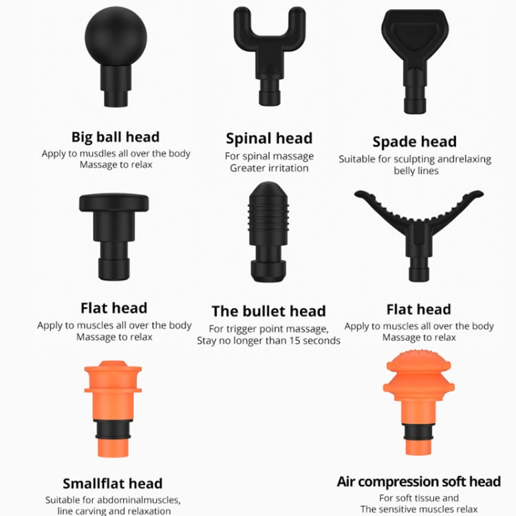 Y10 Fitness Massage Fascia Muscle Vibration Massager, Specification: 30 Gears Bright Gray(EU Plug) by bashfashion