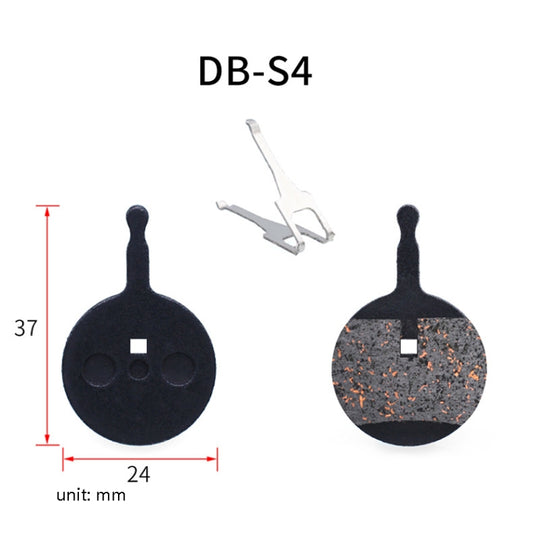3 Pairs Mountain Bike Semi-Metallic Brake Pads M355 Oil Disc BB5 Resin Disc Brakes, Bagged(DB-S4) by bashfashion