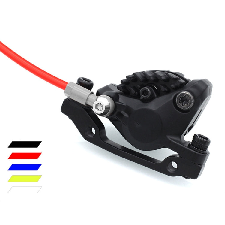 TRLREQ Mountain Bike Brake Tube 5mm Hydraulic Oil Disc Oil Brakes Braided Tube, Length: 3 PCS 1m (Green) by bashfashion