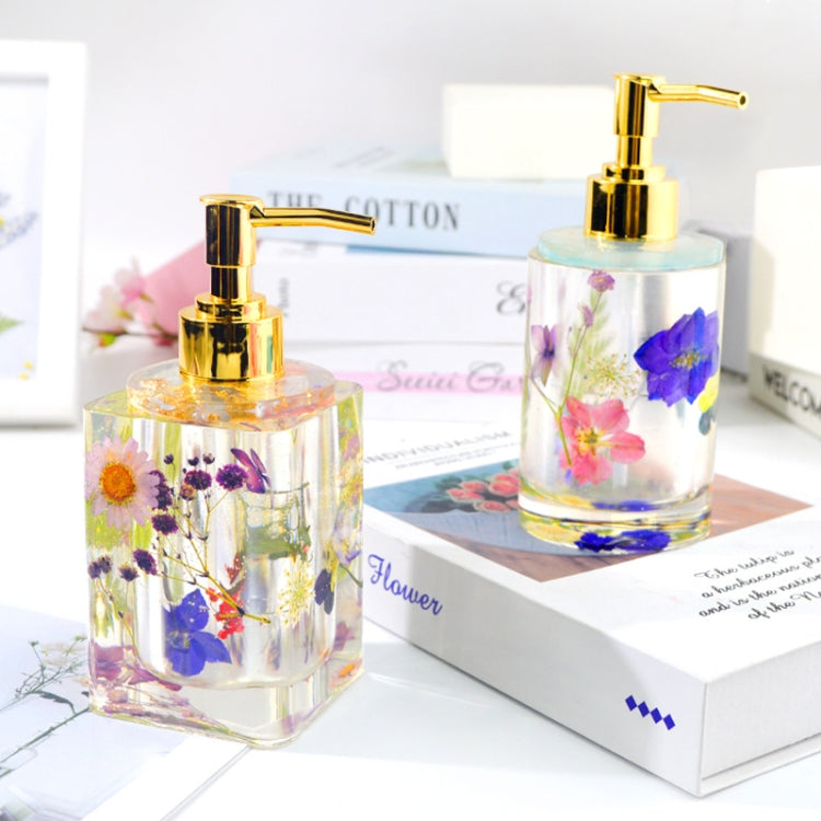 DIY Perfume Bottle Mold Drop Hand Bottle Mirror Bottle Mold, Specification: MD3707 + Gold Silver Nozzle Each by bashfashion