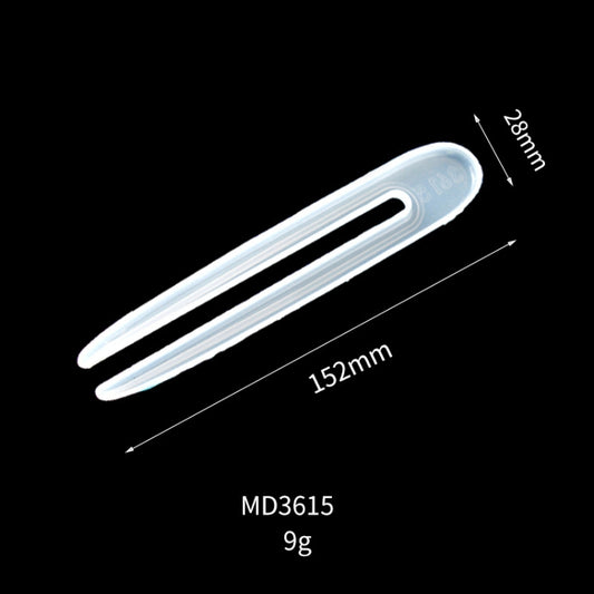 DIY Crystal Drops Hairpin Mold Headwear Accessories Silicone Mold(MD3615) by bashfashion