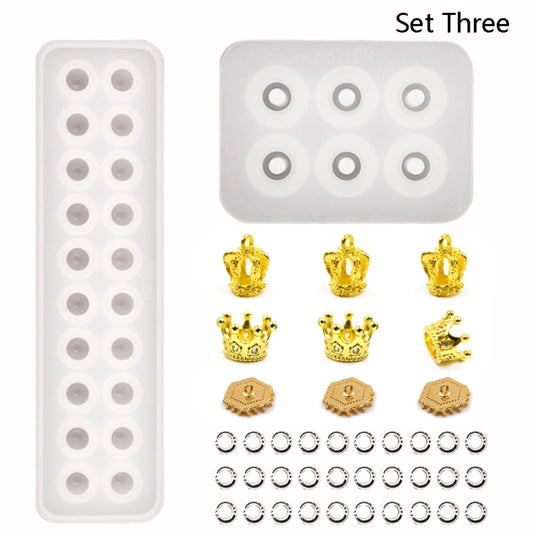 Necklace Jewelry Element Mold Point Spherical Bracelet DIY Mold, Specifications: Set Three by bashfashion