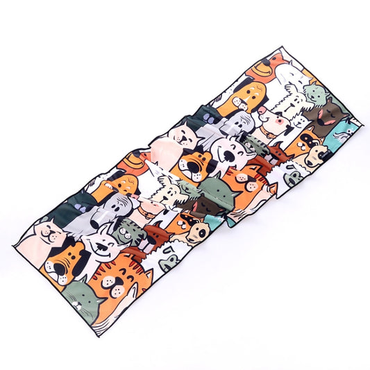 Gym Sports Cold Feeling Sweat-Absorbent Quick-Drying Cold Towel(Dull Dog) by bashfashion