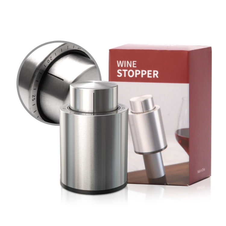 Metal Dust-Proof Sealed Vacuum Wine Bottle Cap Stopper, Specification: Style D SP-002S by bashfashion