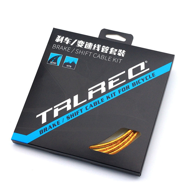 TRLREQ Mountain Road Bicycle Aluminum Alloy Brake Outer Tube Oil-Filled Fish Bone Line Tube, Colour: Black Green by bashfashion