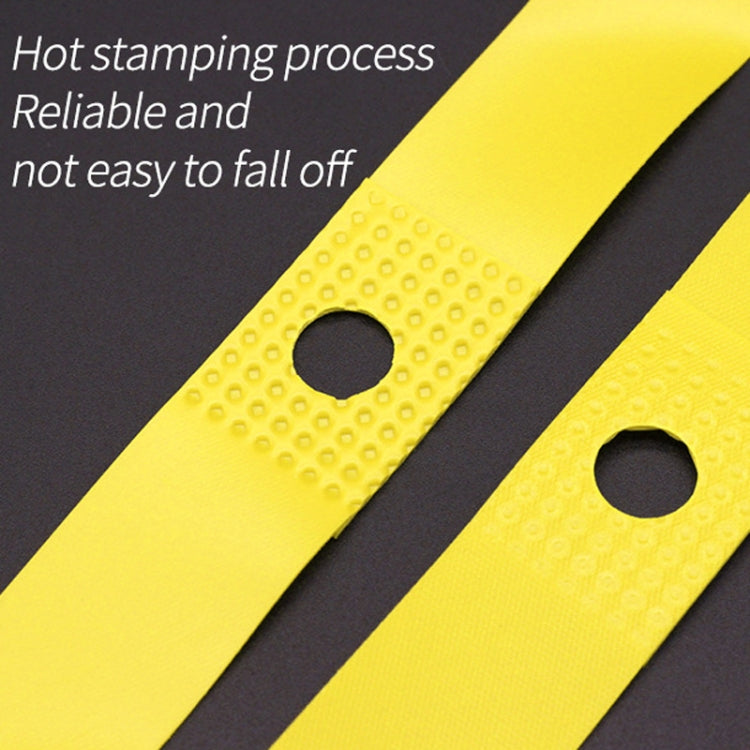 10 PCS Road Mountain Bike Anti-Stab Tire Pad Bicycle Wheel Set PVC Spoke Lining Tape, Colour: Yellow(700C x 18mm) by bashfashion