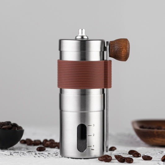 Portable Hand Crank Coffee Machine Stainless Steel Manual Grinder(Medium) by bashfashion
