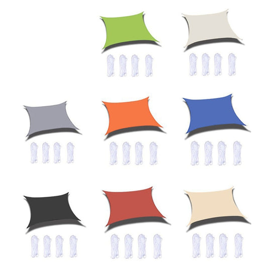 Outdoor Garden Sunshade Sail Waterproof Anti-UV Canopy, Size: 5m x 7m(Beige) by bashfashion