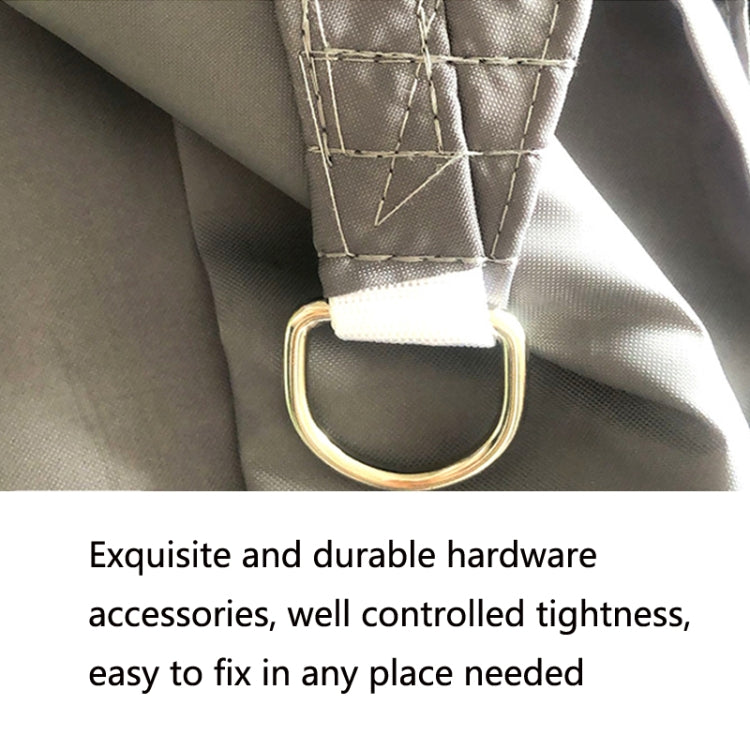 Triangle Outdoor Garden Sunshade Sail Waterproof Anti-UV Canopy, Size: 4m x 4m x 4m(Lake Blue) by bashfashion