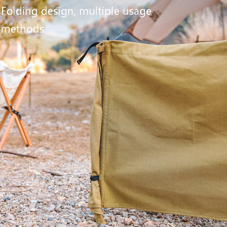 Outdoor Camping Picnic Windshield Picnic Windscreen(Cloth + Bracket) by bashfashion