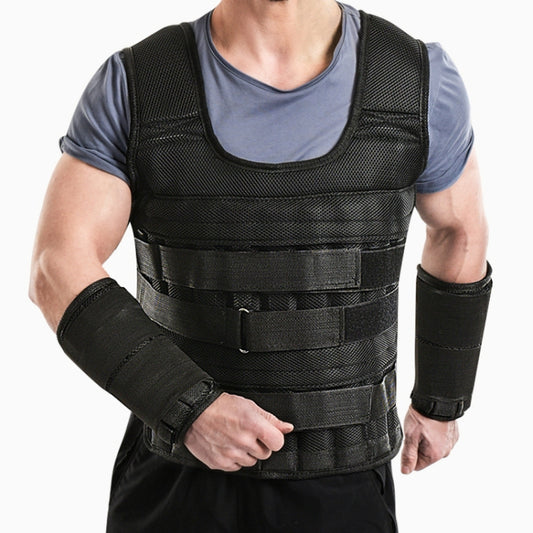 Sport Vest Leg And Arm Weight-Bearing Straps Fitness Training Weighting Equipment, Spec: 15kg Suit by bashfashion