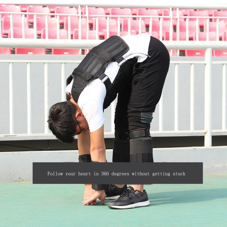 Sport Vest Leg And Arm Weight-Bearing Straps Fitness Training Weighting Equipment, Spec: 15kg Suit by bashfashion