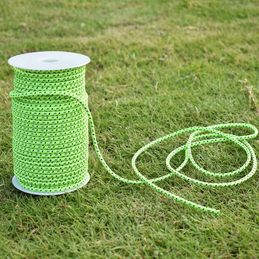4mm Diameter 50m Luminous Tent Rope Outdoor Rescue Lashing Rope(Green) by bashfashion