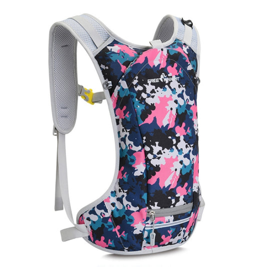 FREE KNIGHT FK0215S Outdoor Cycling Water Bag Vest Hiking Water Supply Backpack with 2L Drinking Bag(Pink Camouflage) by bashfashion