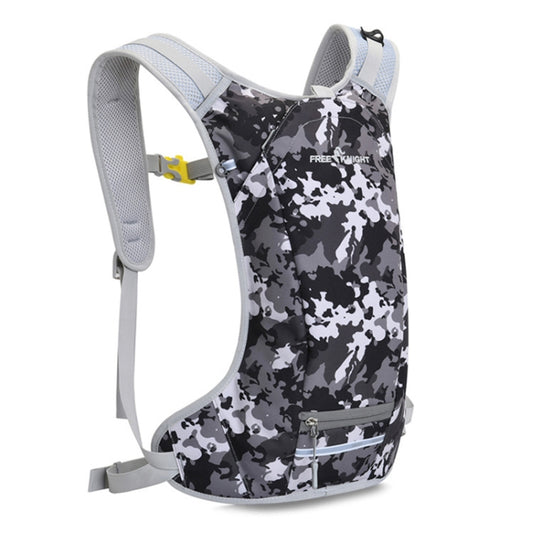 FREE KNIGHT FK0215S Outdoor Cycling Water Bag Vest Hiking Water Supply Backpack with 2L Drinking Bag(Black Camouflage) by bashfashion