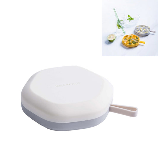 DIY Creative Hexagonal Ice Cube Mold Storage Box DIY Homemade Ice Tray(White) by bashfashion