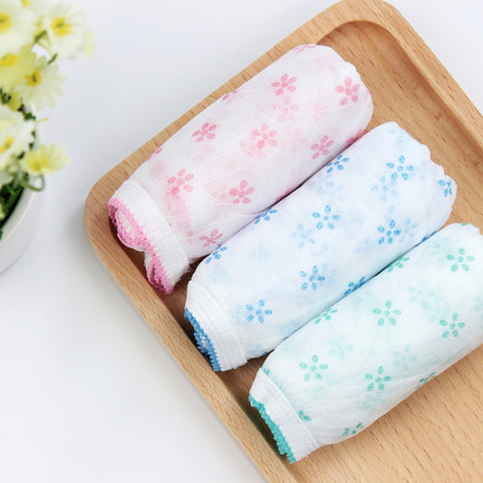 Pregnant Women Disposable Underwear Non-Woven Maternal Postpartum Cotton Bottom Paper Underwear, Color Random Delivery, Size: M(Printing) by bashfashion
