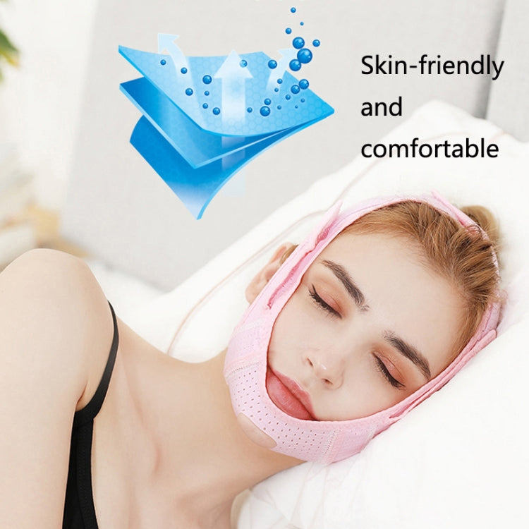 V Face Sleep Bandage Facial Firming Lifting Mask(072 Pink) by bashfashion