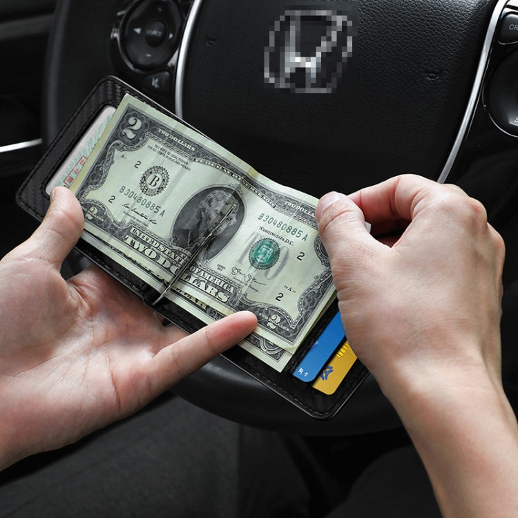 New-Bring Anti-Theft RFID Card Holder Men Ultra-Thin Card Holder Multi-Card Position ID Leather Case(Black) by New-Bring