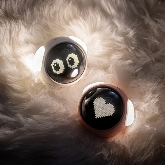 Cartoon Smart Alarm Clock For Children Bedroom Bedside LED Lamp Charging Electronic Digital Clock, Colour: Pink (Expression Version) by bashfashion