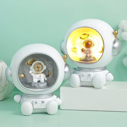 Astronaut Star Lights Ornaments Home Resin Night Light(Daylight Stars) by bashfashion