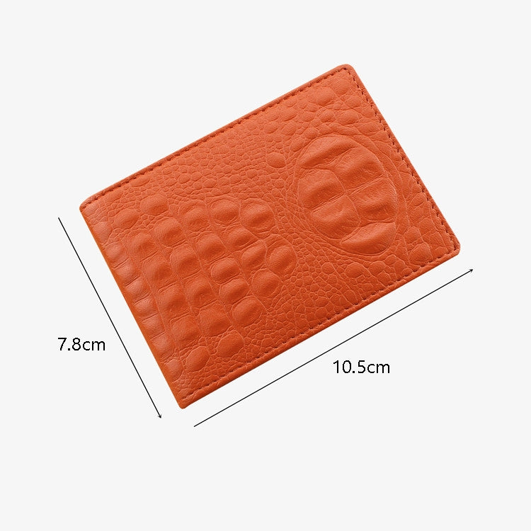 Crocodile Pattern Driver License Cover Universal Driver License Holder Card Slot ID Card Holder(Blue) by bashfashion