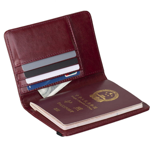 LT101 Multi-Card Passport Holder Anti-Magnetic Bank Card Holder(Wine) by bashfashion