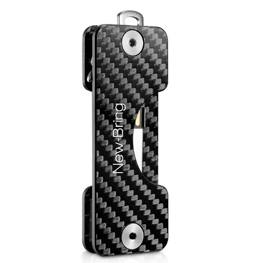 New Bring Mini Key Storage Key Bag Male Car Multi-Function Key Clip Buckle(Carbon Fiber) by New Bring
