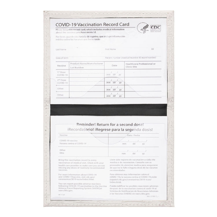 PCVC1009 Crocodile Pattern PU Card Holder CDC Document Holder(White) by bashfashion