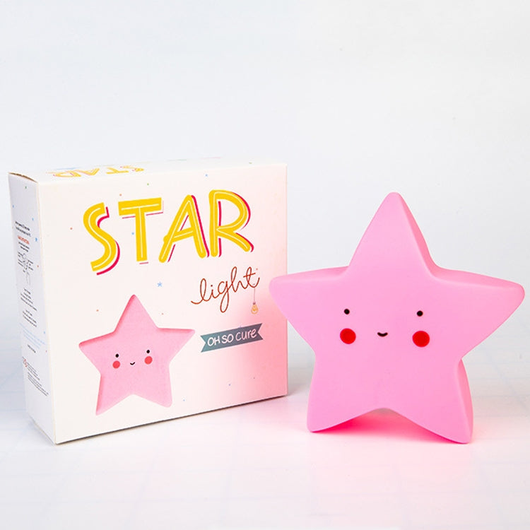 3 PCS Stars Night Light Baby Care Bedside Decoration Light(Pink) by bashfashion