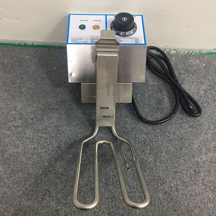 4L Electrician Fryer Home Desktop Single Cylinder Small Electric Fryer, EU Plug by bashfashion