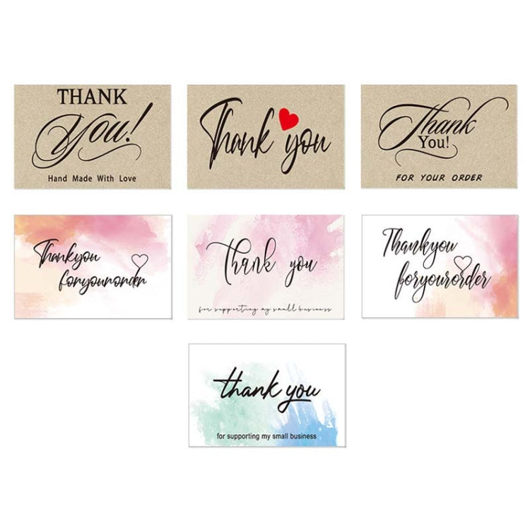 5 Rolls Thank You Label Seal Decoration Sticker, Size: 2.5x3.7cm(HA077) by bashfashion