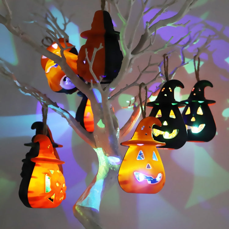 Halloween Decoration Pumpkin Lantern LED Luminous Ornaments Venue Layout Props(Orange) by bashfashion