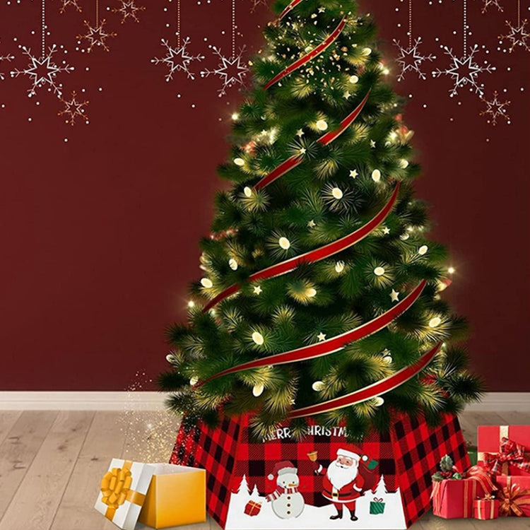 Decoration Christmas Tree Dress Christmas Tree Border Decoration(001) by bashfashion