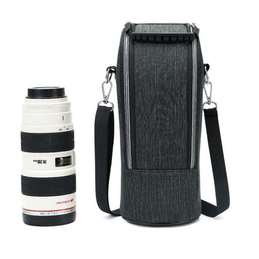 DULUDA 302 Breathable Waterproof And Shockproof Telephoto Camera Lens Bag(Gray Black) by DULUDA