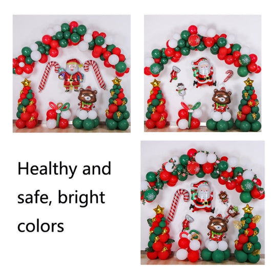 1SD2021006 Christmas Party Decoration Aluminum Film Balloons, Style: Running by bashfashion