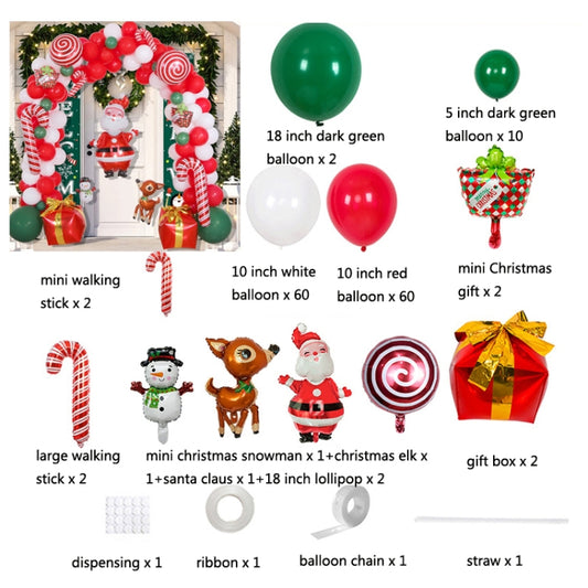 Christmas Decoration Arch Balloon Set, Style: Balloon Bhain 1 by bashfashion